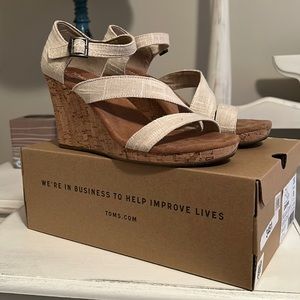 Tom’s cork wedges - Clarissa